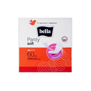 Bella прокладки ежедневные Panty Soft 60шт