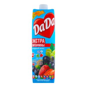 Напиток Натуральный сок Da Da экстра витамины яблоко 0.95л