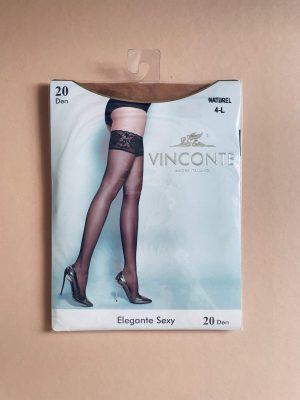 Чулки капроновые Vinconte бежевые L