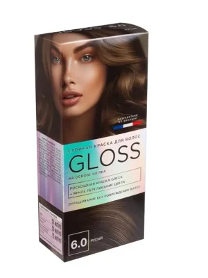 FIX Краска для волос  GLOSS цвет Русый 6.0
