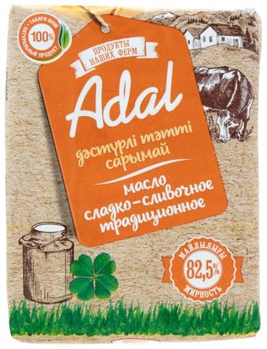 Adal масло Продукты наших ферм сладко-сливочное 82,5%
