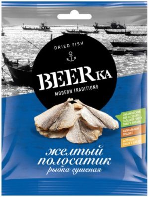 GO BEERka Снэки рыбные желтый полосатик 40 г