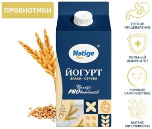 Йогурт Natige Pro злаки 1.5% 300 мл