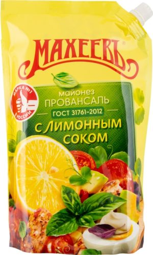 Майонез Махеевъ с Лимонным соком 190г