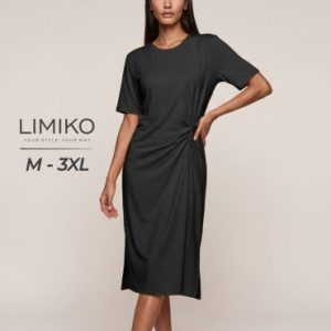 GO Платье-футболка LIMIKO черный (M-3XL)