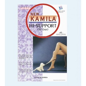 Колготки капроновые Kamila черные 30 Den XL
