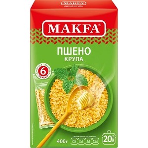 Makfa каша пшеничная 6 пакетиков 400г